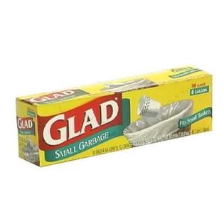 Glad Small Garbage Bags, 4 Gallon, 30 bags   Food & Grocery   Cleaning