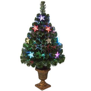 National Tree Company 36 Fiber Optic Evergreen Tree with Star
