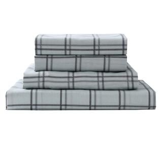 Janson Reversible Comforter Set   Gray/Blue
