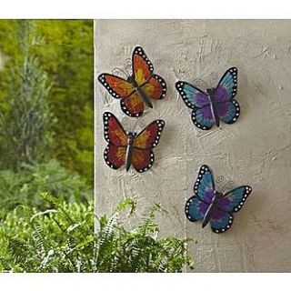 Essential Garden Small Butterfly Wall Décor  Blue