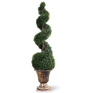 National Tree Company 54 Cedar Spiral Tree with Ball   Outdoor Living