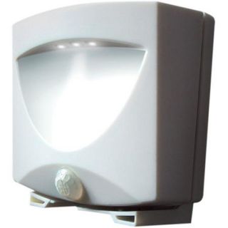 Maxsa Innovations 40341 Motion Activated Outdoor Night Light, White