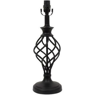 Better Homes and Gardens Iron Cage Table Lamp, Black