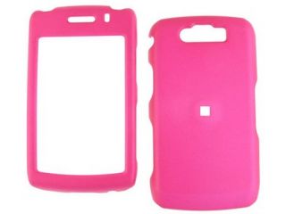 Rubber Coated Plastic Protective Cover Case Hot Pink For BlackBerry Storm 2 9550