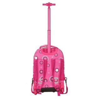 Rockland Fox Luggage  19Rolling Backpack, Pink Pearl