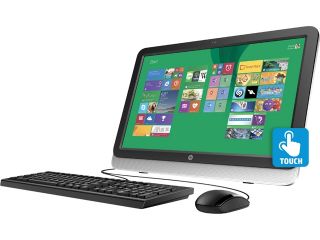 HP All in One Computer 22 3020 A6 Series APU A6 6310 (1.80 GHz) 4 GB DDR3 500 GB HDD 21.5" Touchscreen Windows 8.1