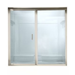 American Standard 41 in Frameless Pivot Shower Door