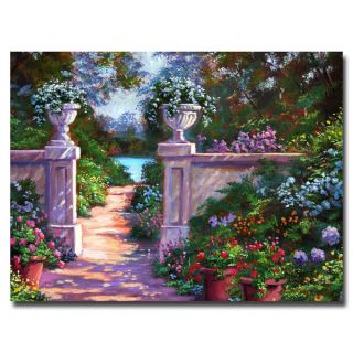 David Lloyd Glover Sir Thomas Estate Garden Canvas Art