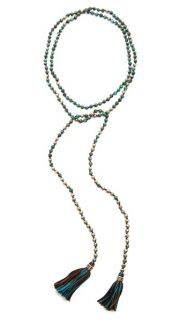 Chan Luu Beaded Tassel Necklace