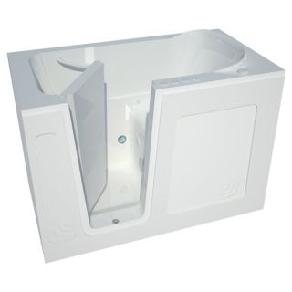 Meditub 54 inch Righthand White Walk in Combo Tub
