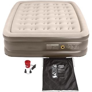 Coleman Queen Double High Airbed 120V Combo