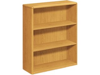 HON 10753C 10700 Series Bookcase, 3 Shelves, 36w x 13 1/8d x 43 3/8h, Harvest