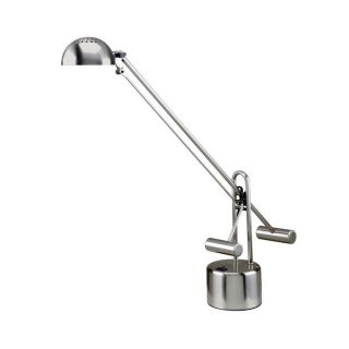 Lite Source 29 in Adjustable Steel Painted Desk Lamp with Metal Shade
