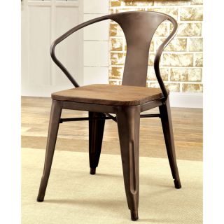 Furniture of America Tripton Industrial Dining Chair (Set of 2