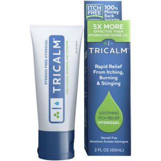 TriCalm Steroid Free Soothing Itch Relief Hydrogel, 2 fl oz