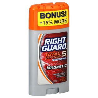Right Guard Total Defense 5 Antiperspirant & Deodorant, Power Stripe