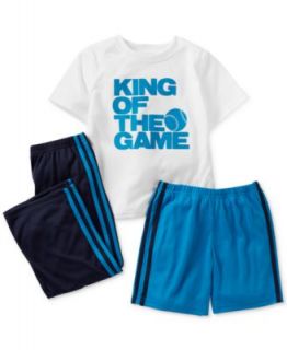 Carters Boys or Little Boys 3 Piece King of the Game Pajamas