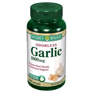 Natures Bounty Odorless Garlic 1000 mg Softgels   100 Count