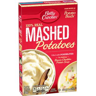 Betty Crocker 100% Real Mashed Potatoes 13.75 OZ BOX   Food & Grocery