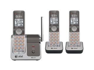 AT&T ATTCL81301 1.9 GHz Digital DECT 6.0 3X Handsets Cordless Phone with Push to talk Between Handsets