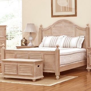 John Boyd Designs Cape May Collection Eastern King Bed   Driftwood