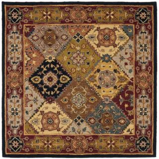 Safavieh Hand made Heritage Multi/ Red Wool Rug (4 Square)   15415411