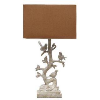 Winward Designs Bird Branch 27 H Table Lamp with Rectangular Shade