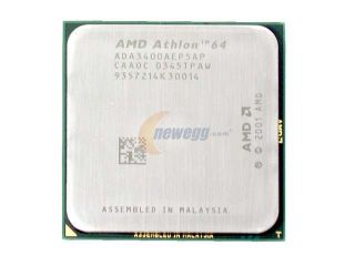 AMD Athlon 64 3400+ ClawHammer 2.2 GHz Socket 754 ADA3400AEP5AP Processor   Processors   Desktops