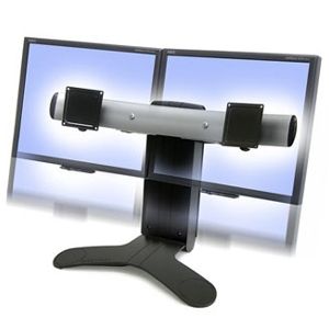 Ergotron 33 299 195 LX Dual Display Lift Stand up to 21 LCDs   Black
