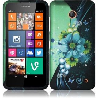 Insten Sublime Flower Hard Phone Case Protective Snap On Cover Skin For Nokia Lumia 635