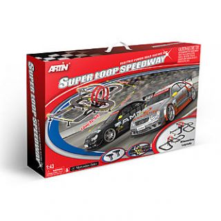 Artin 143 Scale Super Loop Speedway Slot Car Racing Set   Toys