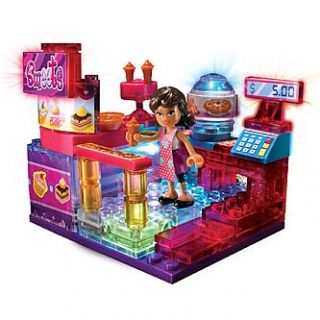 Cra Z Art Lite Brix Bakery Kiosk Building System   Toys & Games