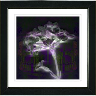 Purple Floral Montage by Zhee Singer Framed Fine Art Giclee Painting