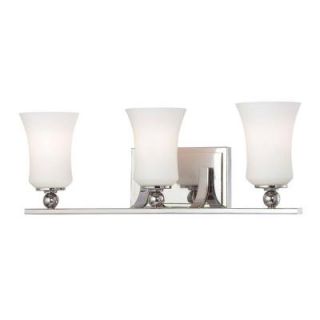 Minka Lavery Ameswood 3 Light Polished Nickel Bath Light 6623 613