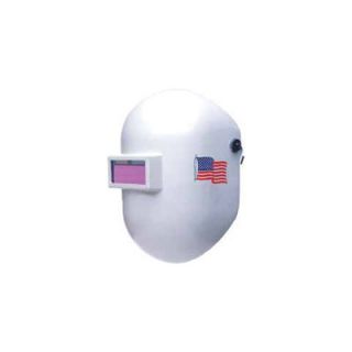 Fibre Metal Pipeliner™ Superglas® White Welding Helmet With Shade