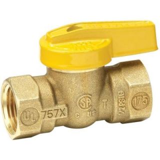 3/4 in. Brass FPT x FPT Lever Handle Gas Ball Valve VGV1LHB4EB