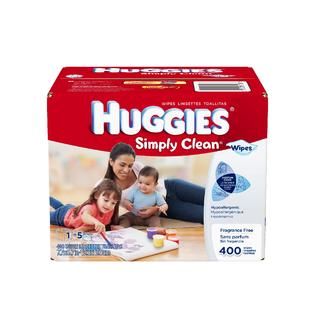 Huggies  Simply Clean® Baby Wipes, Refill, 400ct