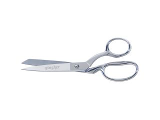 Knife Edge Bent Trimmer Shears 8" With Molded Nylon Sheath