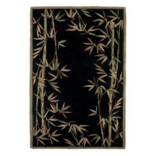 Kas Rugs Simple Bamboo Black 7 ft. 9 in. x 9 ft. 6 in. Area Rug SPA314779X96