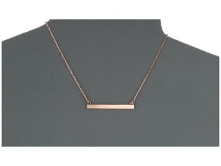 French Connection Horizontal Bar Pendant Necklace