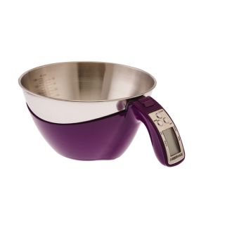 Farberware Professional Purple Bowl And Measure Scale With Batteries