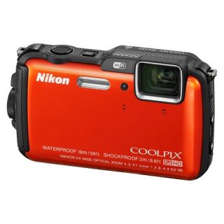 Nikon AW120 16.1MP Action Digital Camera with Full HD 1080p Video