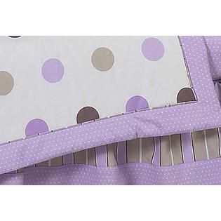 Sweet Jojo Designs  Mod Dots Purple Collection 5pc Toddler Bedding Set