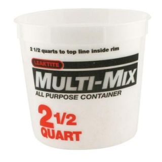 Leaktite 2.5 qt. Multi Mix Container (100 Pack) 210660