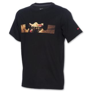Boys Nike LeBron Logo T Shirt   639345 010  Black