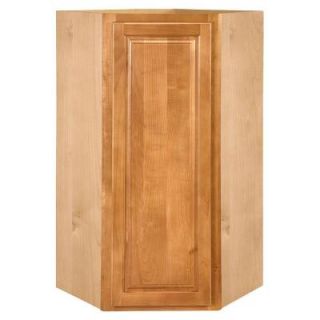 Home Decorators Collection Assembled 24x42x24 in. Wall Angle Corner Cabinet in Woodford Cinnamon WA2442R WCN