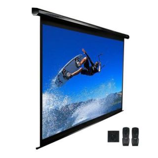 Elite Screens 106 in. Electric Projection Screen with Black Case and 24 in. Drop VMAX106UWX2 E24