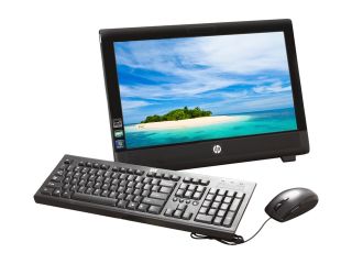 HP All in One PC Business Desktop 100B (XZ812UT#ABA) AMD Dual Core Processor E 350 (1.6 GHz) 2 GB DDR3 250 GB HDD 20" Windows 7 Professional 32 bit