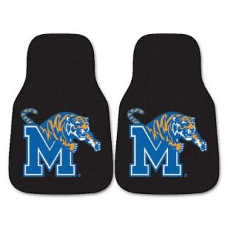 FANMATS University of Memphis 18 in. x 27 in. 2 Piece Carpeted Car Mat Set 5455