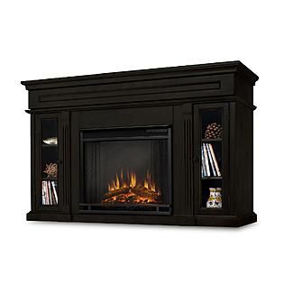 Real Flame  Lannon Electric Fireplace in Dark Walnut 34.25Hx50.75Wx17